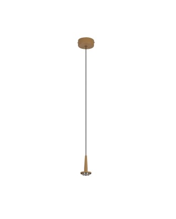 ANDRÓMEDA * Colgante LED 5W 3000K W/T Cristal
